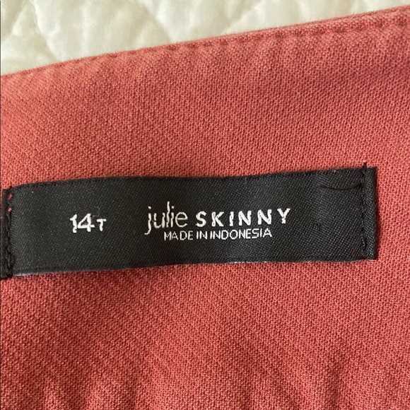 LOFT bundle of two 14T pants in blue  and rust colors - Picture 7 of 9